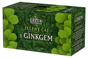 Zelený čaj s ginkgem 20 n.s.